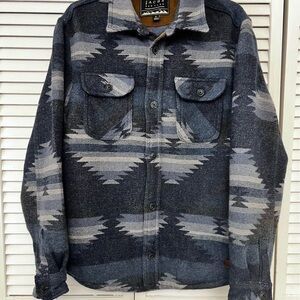 Jacket by Jachs Blue Patterned